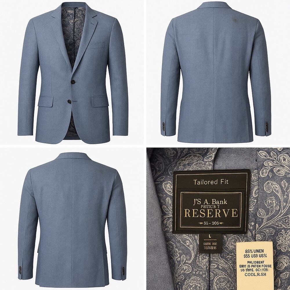 Jos. A. Bank Reserve Tailored Fit Blazer – linen Size Large